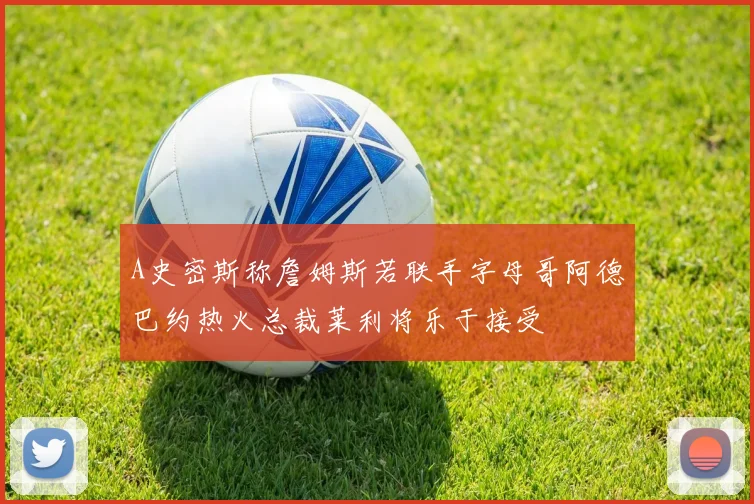 A史密斯称詹姆斯若联手字母哥阿德巴约热火总裁莱利将乐于接受